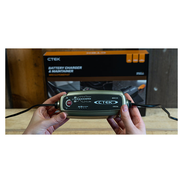 Batterioplader MXS 5.0 Power Kit med powerbank - CTEK