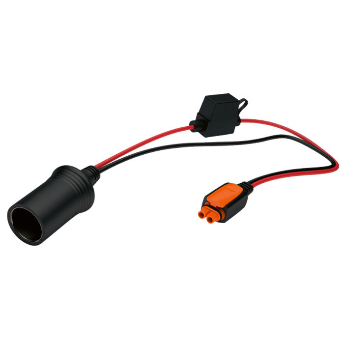 Cigartænder hunstik 6 mm kabelsko 50 cm til 12V enheder - CTEK