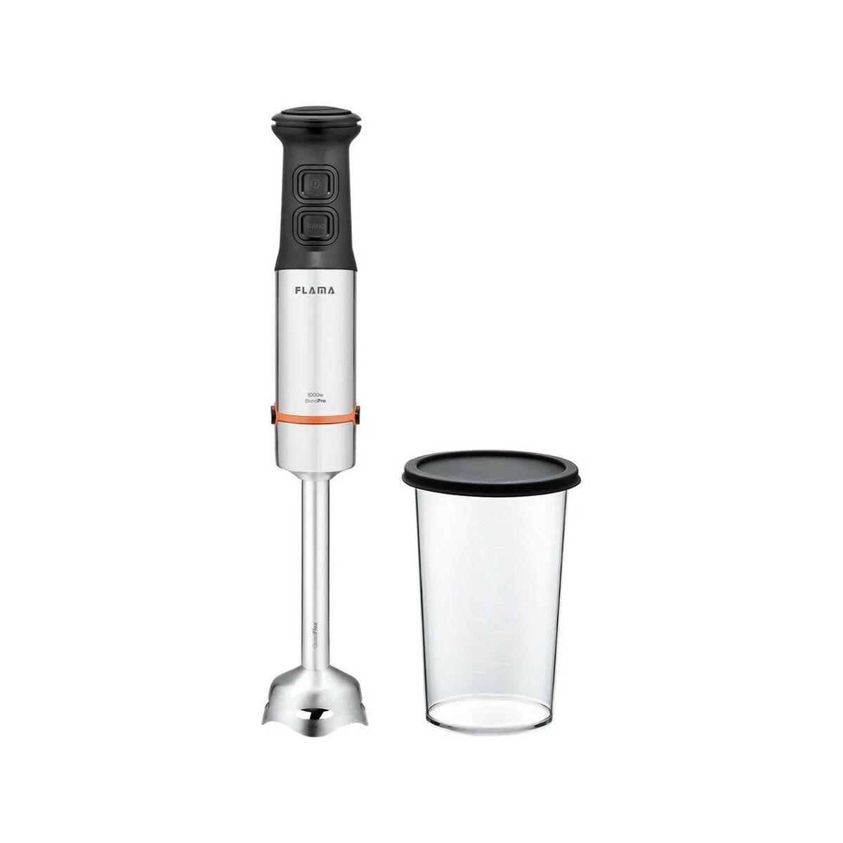 Håndblender Flama 2042FL Stål 1000 W