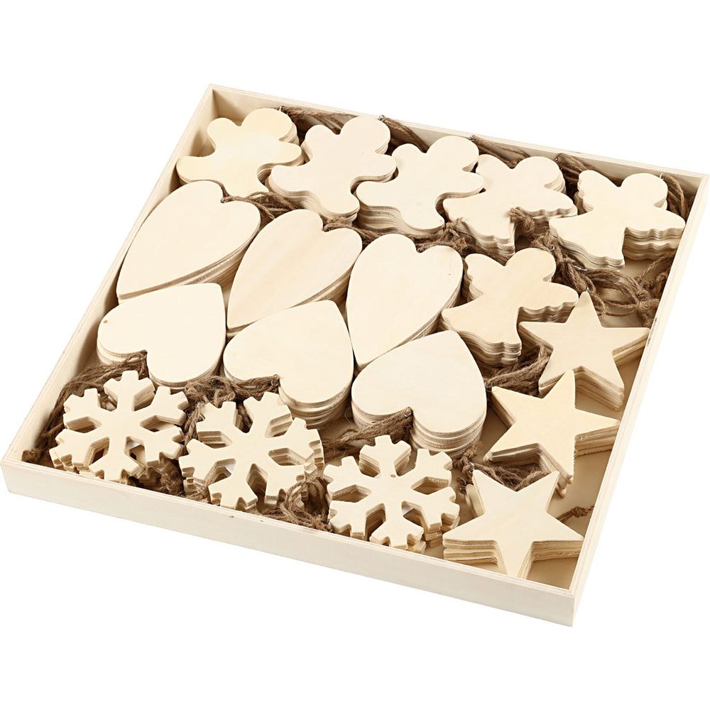 Juleophæng, str. 9-11 cm, tykkelse 4 mm, 90 stk./ 1 pk.