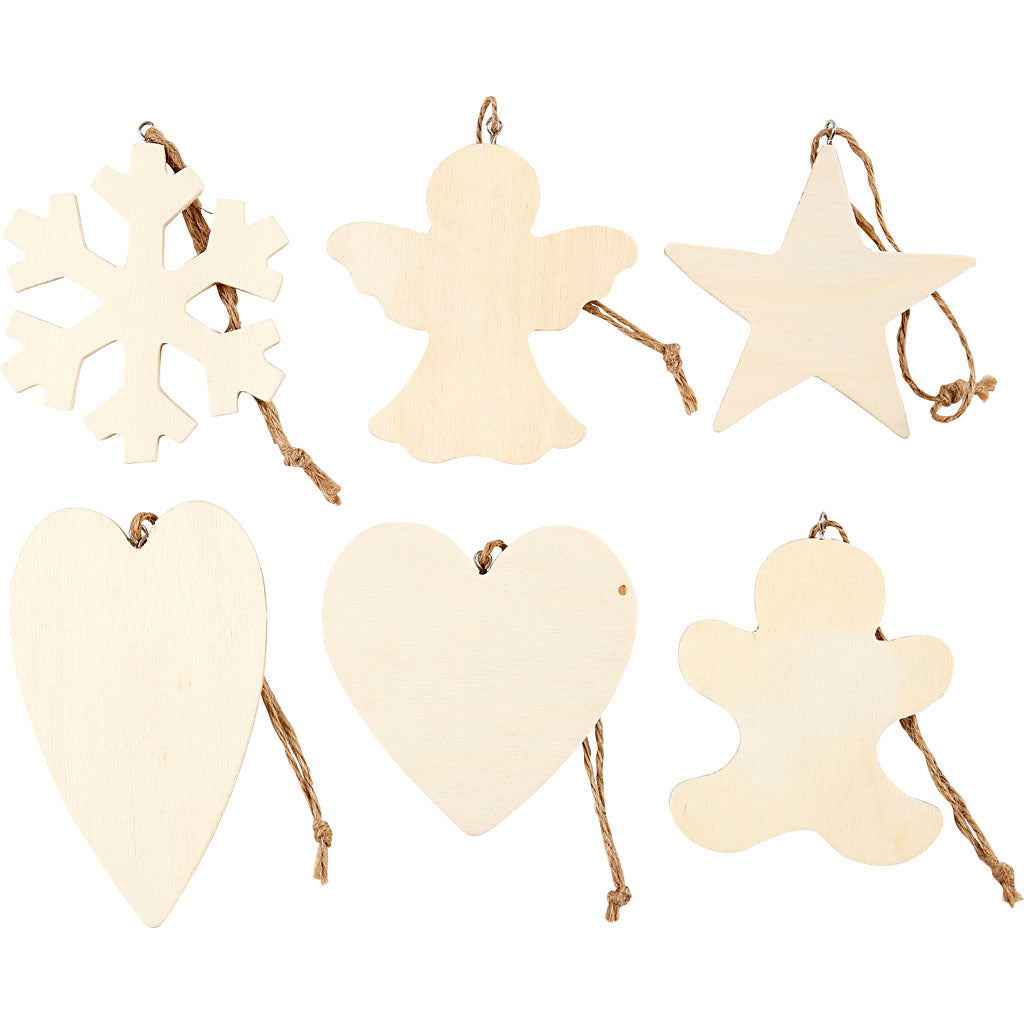 Juleophæng, str. 9-11 cm, tykkelse 4 mm, 90 stk./ 1 pk.