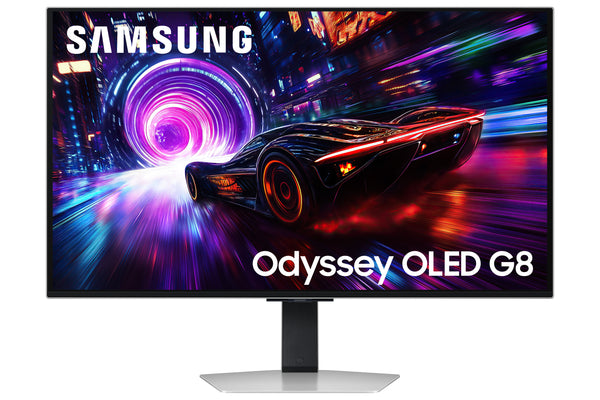 Samsung G81SF computerskærm 81,3 cm (32) 3840 x 2160 pixel 4K Ultra HD OLED Sølv
