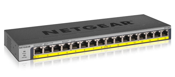 NETGEAR GS116PP Switch 16-porte Gigabit  PoE+
