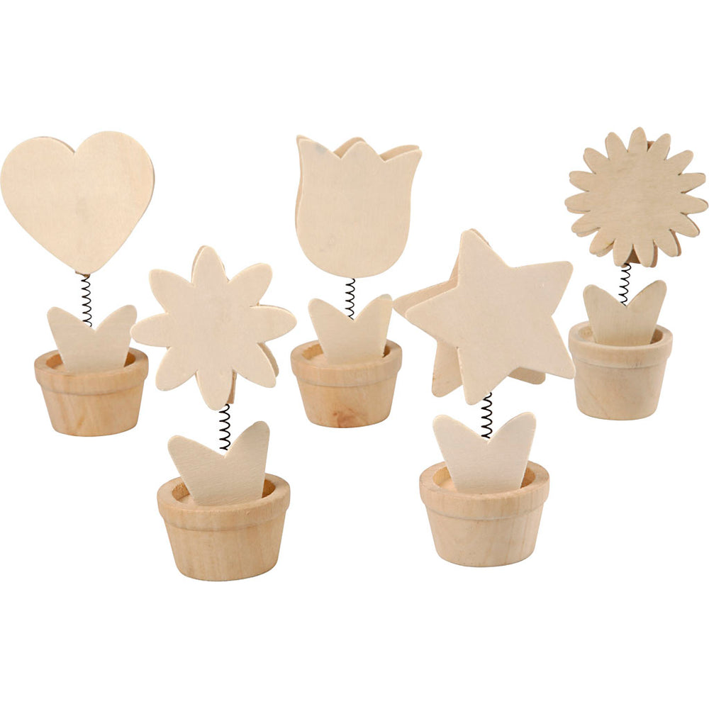 Memo-holder, H: 10 cm, diam. 5 cm, 10 stk./ 1 pk.