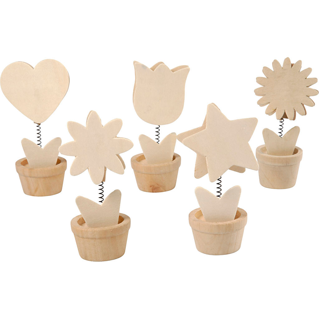 Memo-holder, H: 10 cm, diam. 5 cm, 10 stk./ 1 pk.