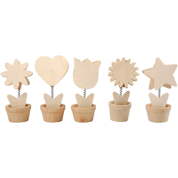 Memo-holder, H: 10 cm, diam. 5 cm, 10 stk./ 1 pk.