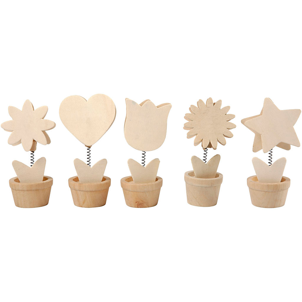 Memo-holder, H: 10 cm, diam. 5 cm, 10 stk./ 1 pk.