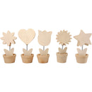 Memo-holder, H: 10 cm, diam. 5 cm, 10 stk./ 1 pk.