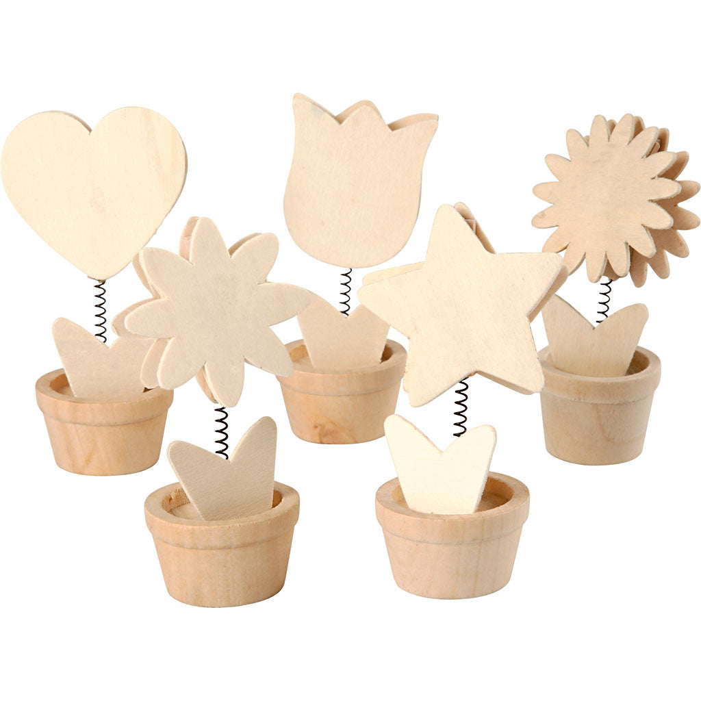 Memo-holder, H: 10 cm, diam. 5 cm, 10 stk./ 1 pk.