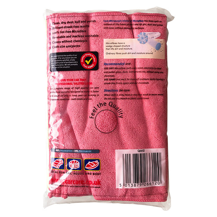 Mikrofiberklude 12 stk til rengøring, fnugfri og maskinvaskbar - Kent