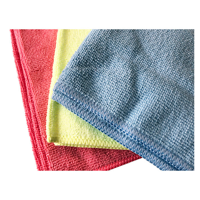 Mikrofiberklude 12 stk til rengøring, fnugfri og maskinvaskbar - Kent