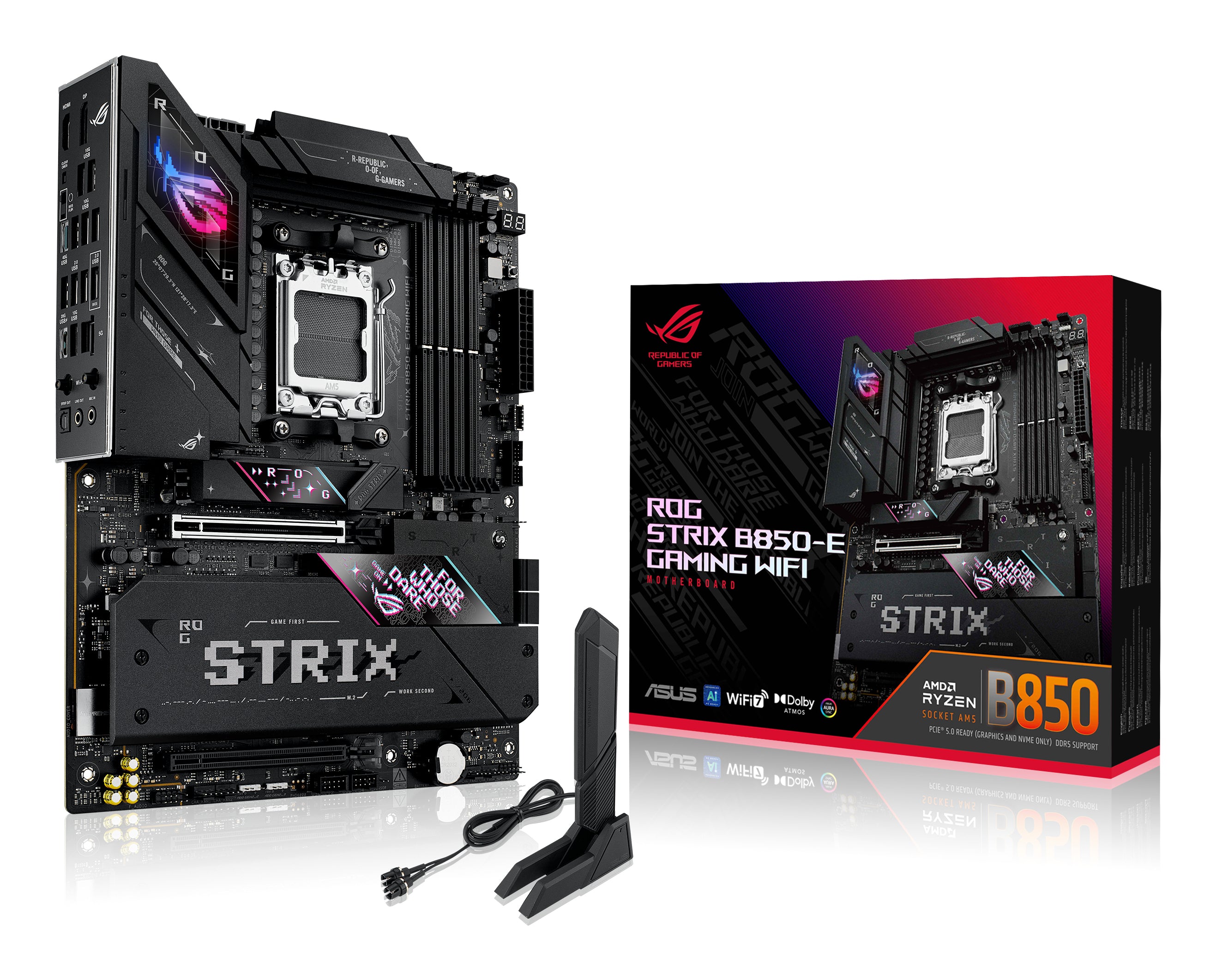 ASUS ROG STRIX B850-E GAMING WIFI ATX Socket AM5 AMD B850