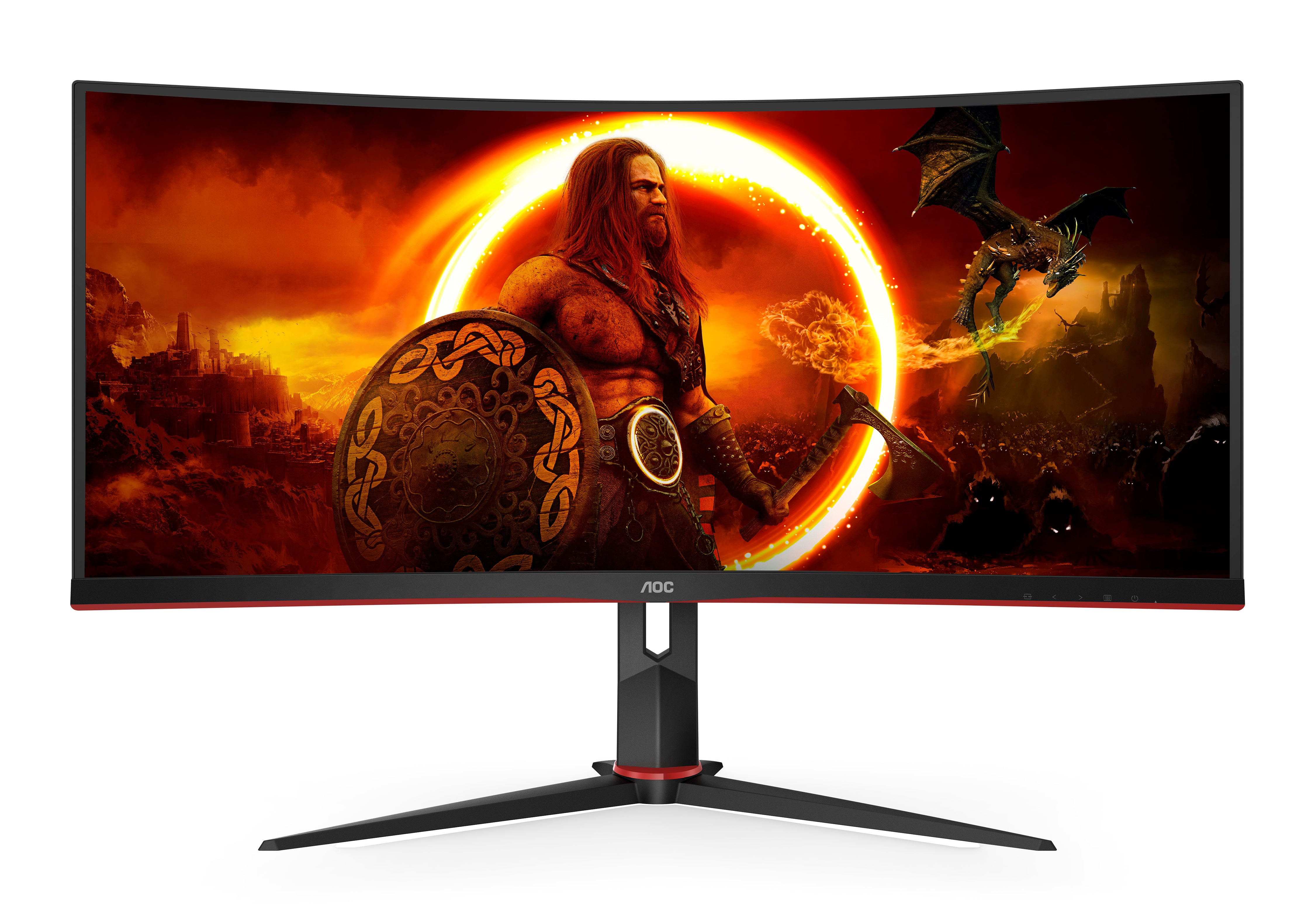 AOC Gaming CU34G2XP/BK 34 VA 3440 x 1440 (UltraWide) HDMI DisplayPort 180Hz