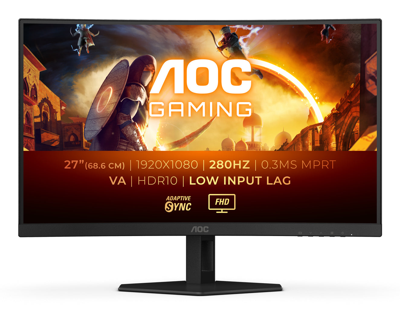 AOC Gaming C27G4ZXE 27 VA 1920 x 1080 (Full HD) HDMI DisplayPort 280Hz