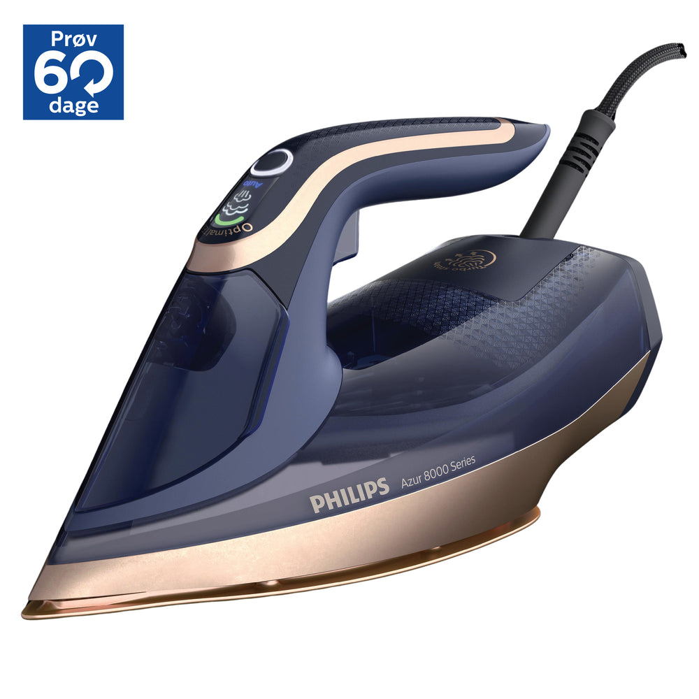 Philips Azur 8000 Series DST8050 Dampstrygejern 3000W Blå