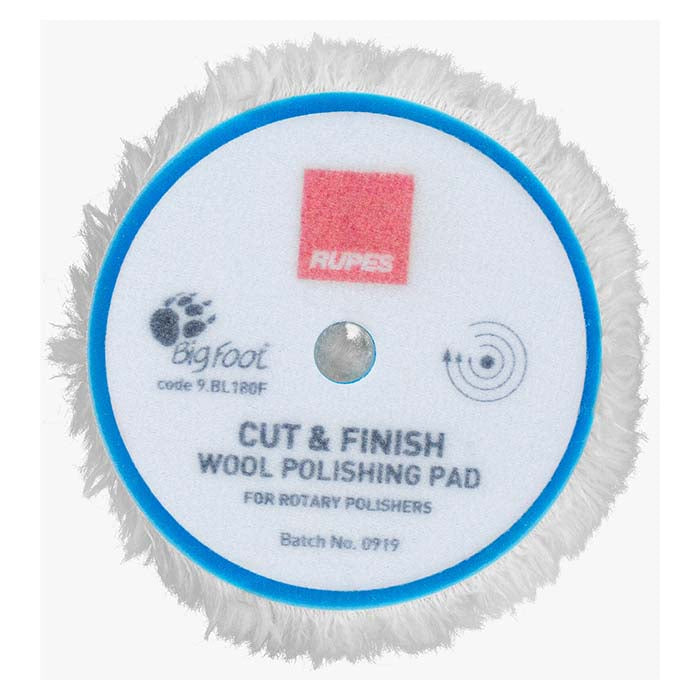 Uldpoleringspude - cut & finish Ø:165mm, 1 stk. - rupes