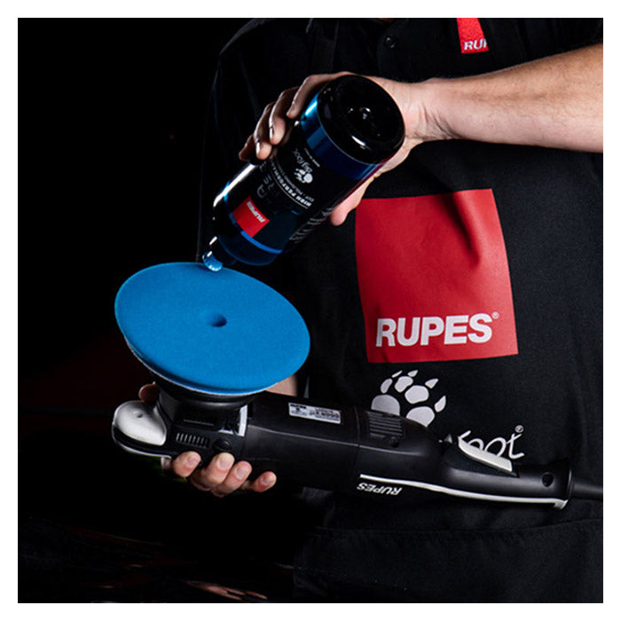 Polerpude Ø30/40 mm DA Coarse grov blå til random orbitale & geardrevne maskiner - Rupes