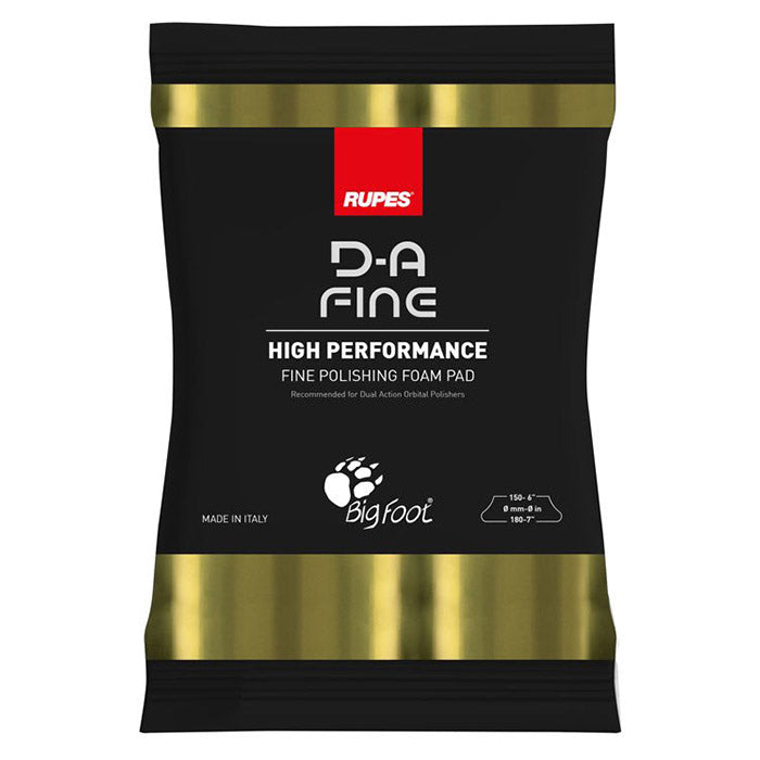 Polerpude fin gul Ø50/70 mm til Rupes DA/BigFoot polermaskiner - Rupes