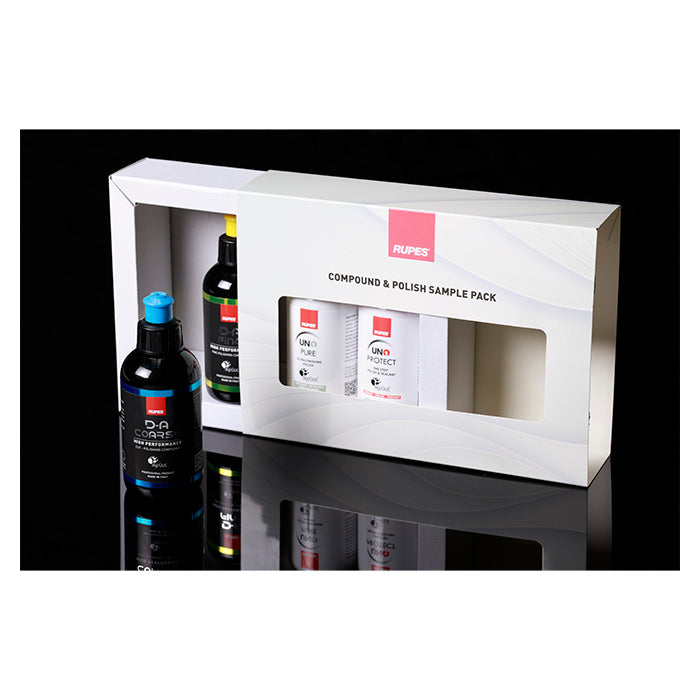 Poleringspakke - Rupes Compound & Polish sample pack, 4x125 ml - Rupes