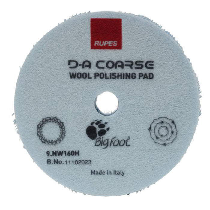 Polerpude - blå, Ø 130 mm. - rupes