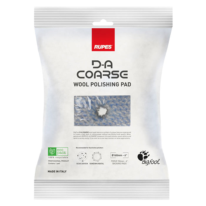 Polerpude - blå, Ø 130 mm. - rupes