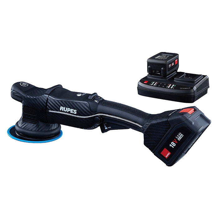 Polermaskine HLR15 Bigfoot iBrid 18V Ø125mm kit med batteri og lader - Rupes