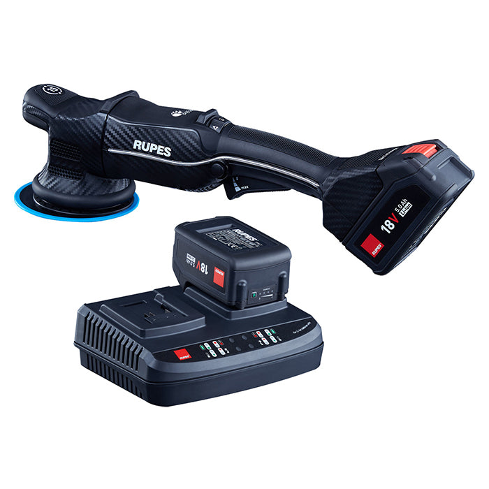Batteridrevet polermaskine HLR15 18V, 2 batterier - Rupes