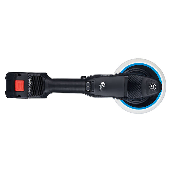 Batteridrevet polermaskine 18V 5Ah med 2 batterier og dobbelt oplader - Rupes