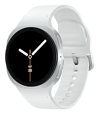 Samsung Galaxy Watch 8 3,3 cm (1.3) AMOLED 40 mm Digital 438 x 438 pixel Berøringsskærm Sølv Wi-Fi GPS (satellit)
