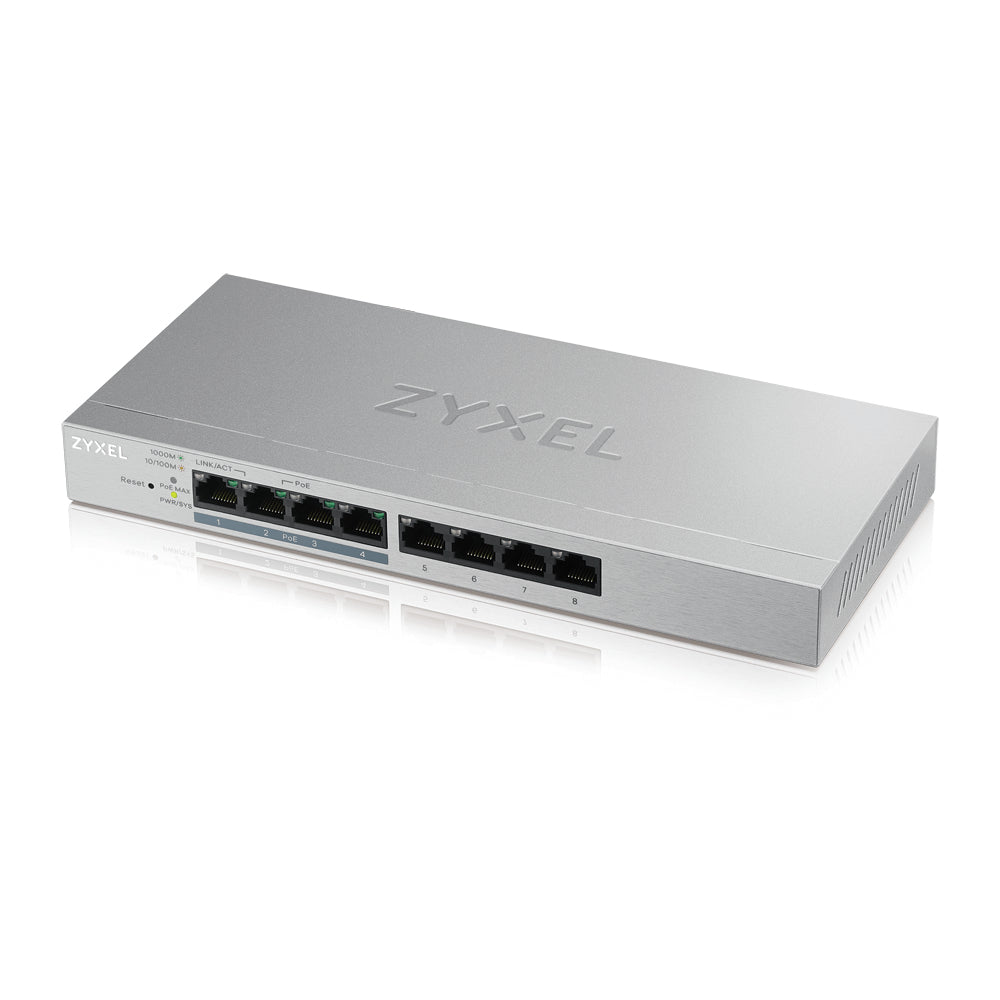 Zyxel GS1200-8HP v2 Switch 8-porte Gigabit PoE+