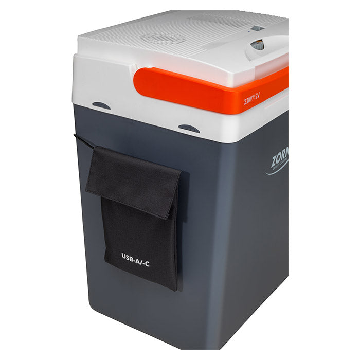 25L Elektrisk Køleboks 12/230V Og Usb - zorn