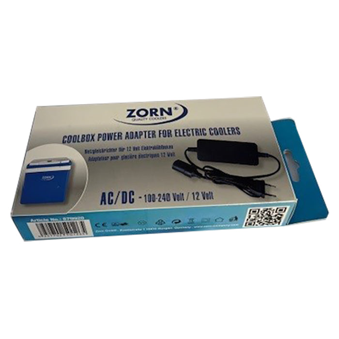 12V til 230V adapter 60W, 5.0A med EU-stik - ZORN