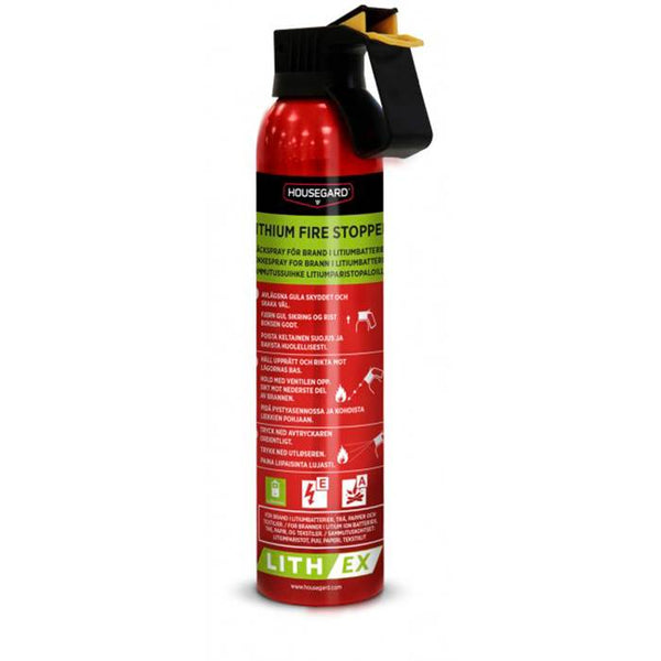 Slukkespray til lithium-ion batteribrand 500 ml - Housegard