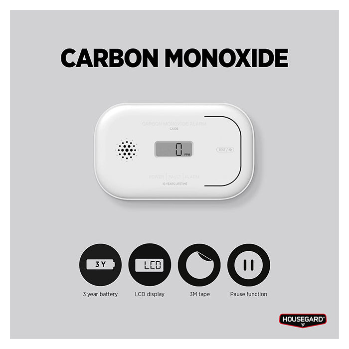 Housegard Kulilte (CO) Alarm Batteridrevet