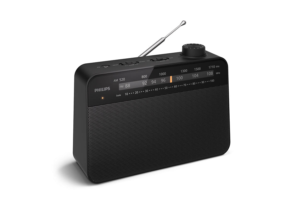 Philips TAR2509 Privat radio Sort