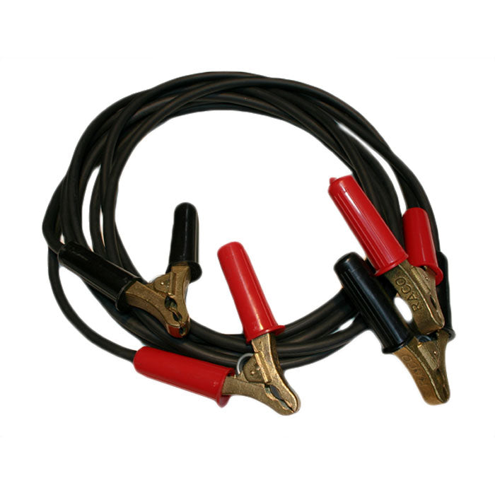 Startkabelsæt 35 mm² 3,5 m - kraftige starthjælpekabler med messingtænger, RACO