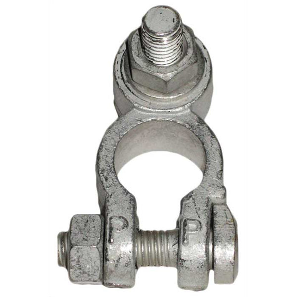 Batteripolsko positiv 8 mm i fortinnet messing - Raco