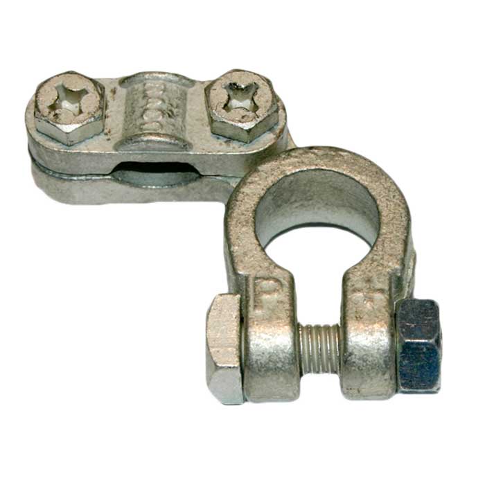 Batteripolsko positiv venstre 35-70 mm² i fortinnet messing - RACO