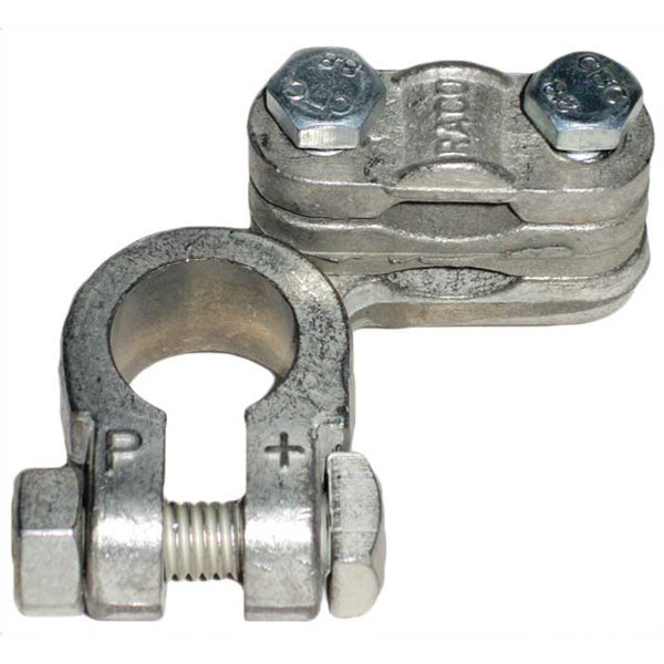 Batteripolsko positiv højre 35 - 70 mm² i fortinnet messing - RACO