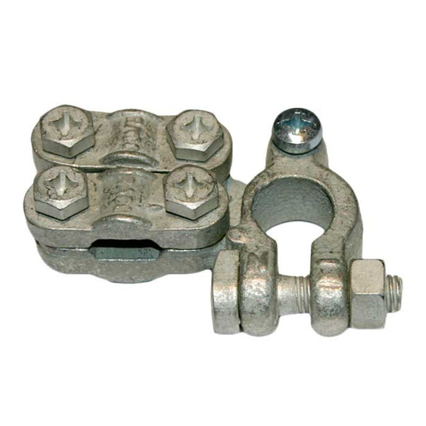 Batteripolsko negativ 35-70 mm² venstre, fortinnet messing - RACO