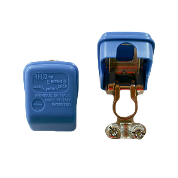 Polsko negativ Easy Click, messing/fortinnet med plastikdæksel, 16 - 70 mm² - Raco