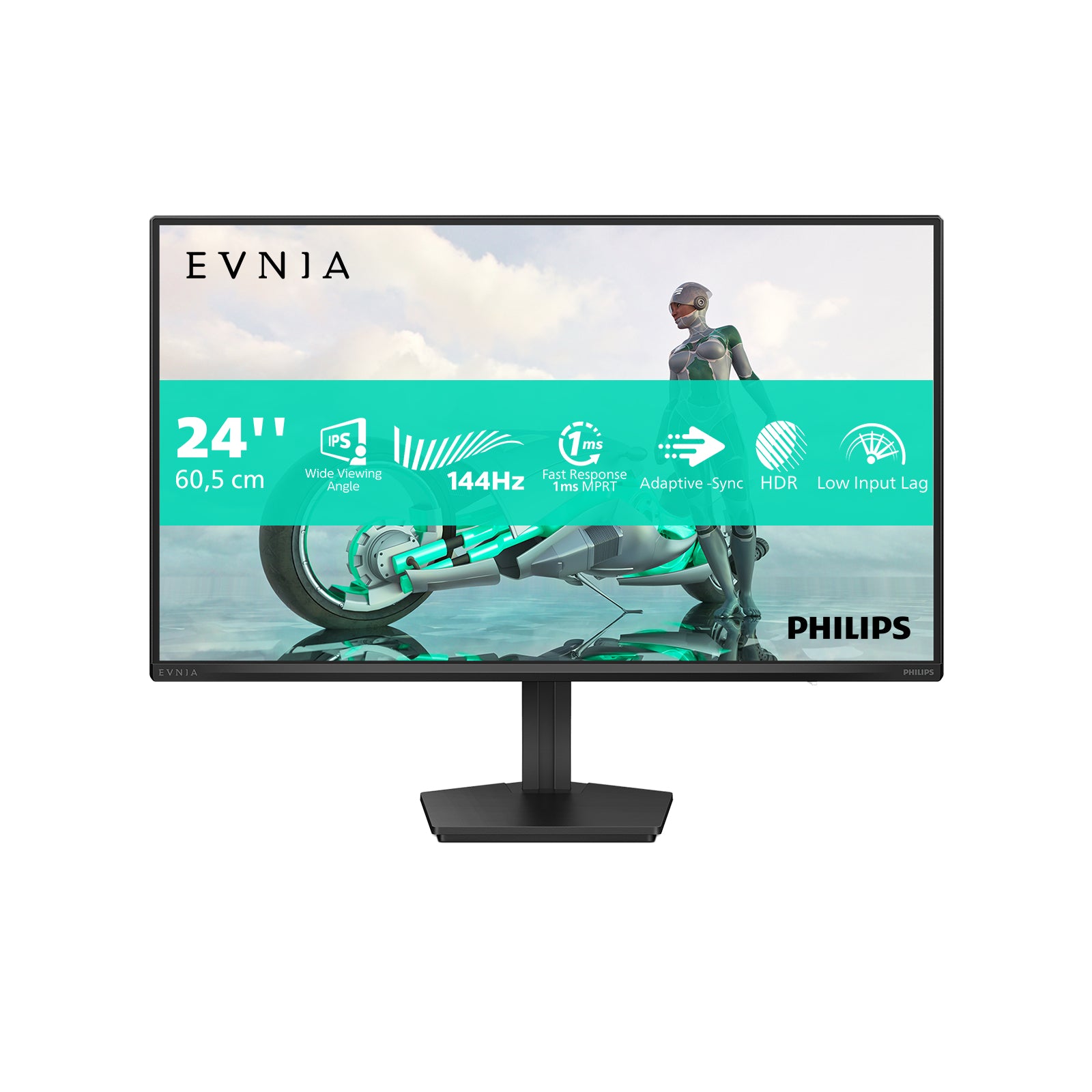 Philips Evnia 3000 24M2N3200NF/00 computerskærm 60,5 cm (23.8) 1920 x 1080 pixel Fuld HD LCD Grå