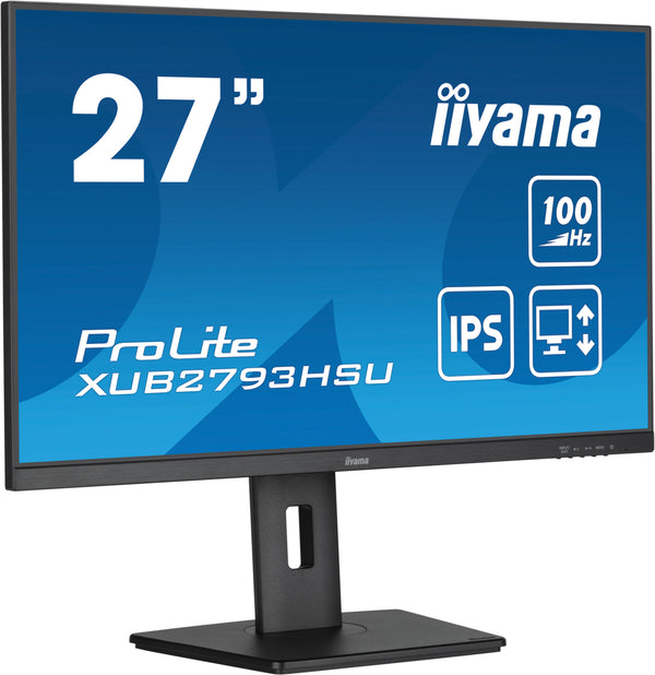 iiyama ProLite XUB2793HSU-B7 27 IPS 1920 x 1080 (Full HD) HDMI DisplayPort 100Hz