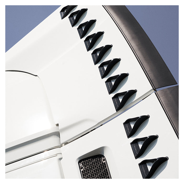 V Spoilers Kit Til Personbil 10 Stk. Hvid - vspoilers