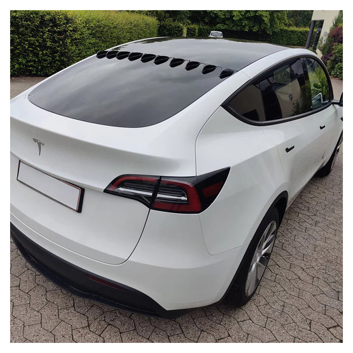 V Spoilers Kit Til Personbil 10 Stk. Hvid - vspoilers