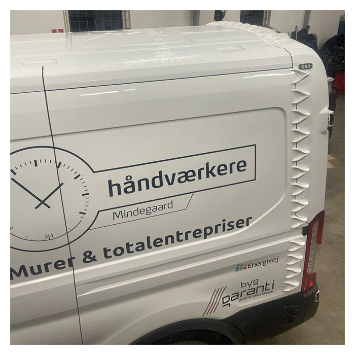 V Spoilers Kit til Varebil 30 stk. Hvid