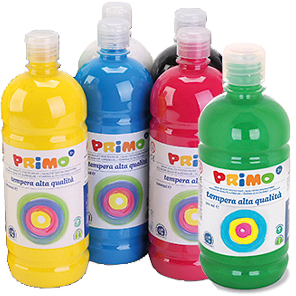 PRIMO Temperamaling Mat - 12x1000 ml til Kreativitet