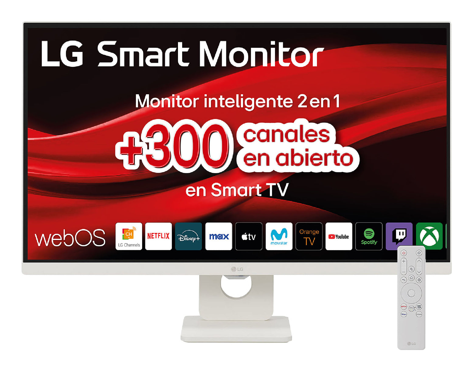 LG 27U731SA-W Smart Monitor 27 IPS 3840 x 2160 (4K) HDMI USB-C 60Hz