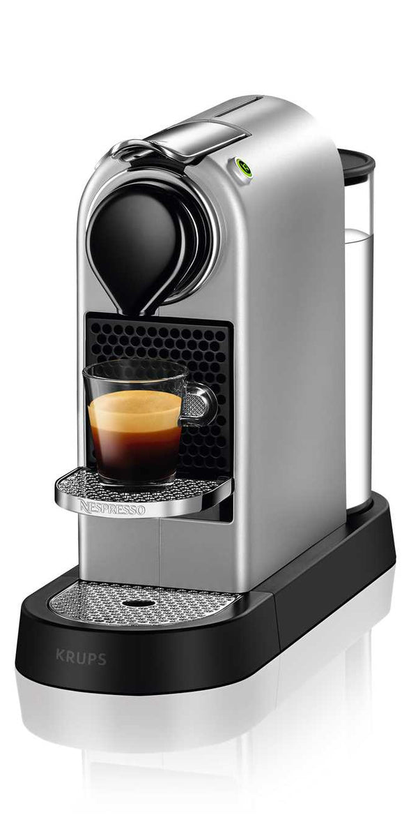 Krups Nespresso CitiZ XN741B Kaffemaskine Sølv