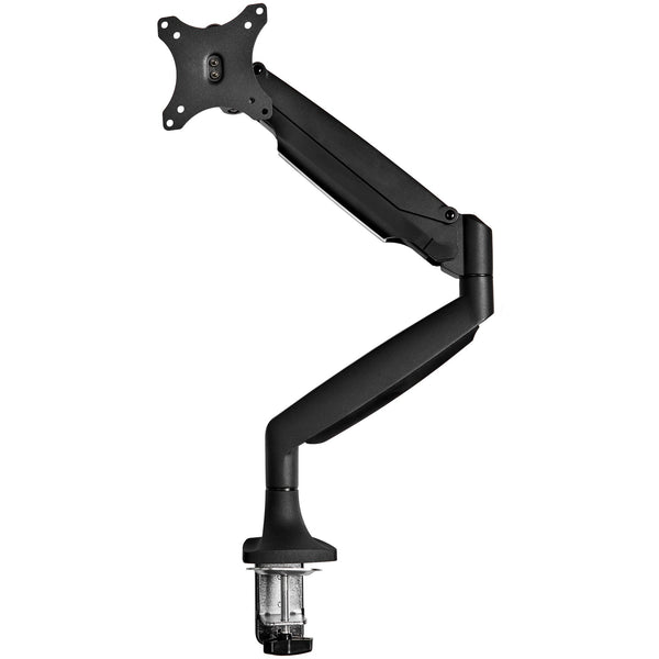 StarTech.com Desk Mount Monitor Arm, Heavy Duty Ergonomic VESA Monitor Arm, Single Display up to 9kg, Full Motion, Height Adjustable, Articulating, Aluminum, C-Clamp/Grommet, Black - Small Footprint Design (ARMPIVOTHDB) Monteringssæt LCD display 13.1-32